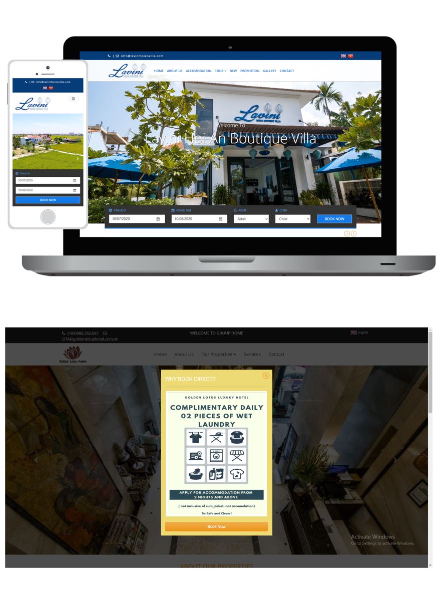Bạn biết website quan trọng thế nào đối với khách sạn của mình chưa? website-khach-san